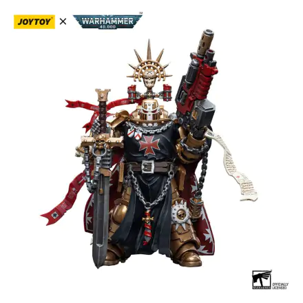 Warhammer 40k akcijska figura 1/18 Black Templars High Marshal Helbrecht 12 cm fotografija proizvoda