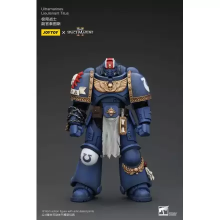 Warhammer 40k akcijska figura 1/18 Ultramarines Lieutenant Titus 13 cm termékfotója