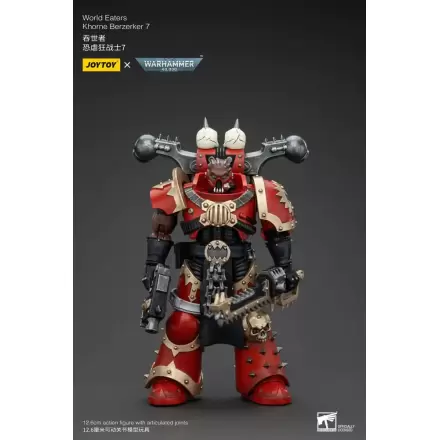 Warhammer 40k akcijska figura 1/18 World Eaters Khorne Berzerker 7 13 cm termékfotója