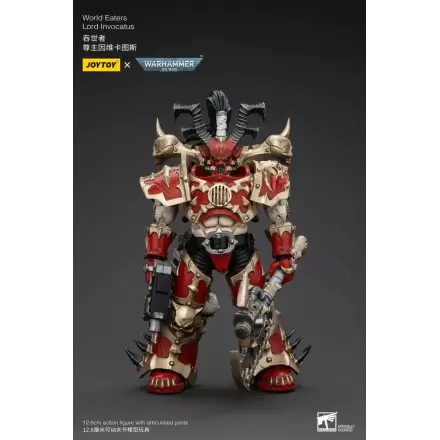 Warhammer 40k akcijska figura 1/18 World Eaters Lord Invocatus 13 cm termékfotója