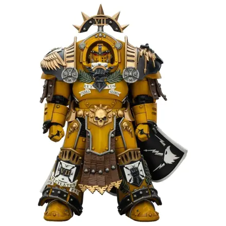 Warhammer Imperial Fists Action Figure Legion Praetor in Tartaros Terminator Armour with Power Sword and Vigil Storm Shield 14 cm fotografija proizvoda