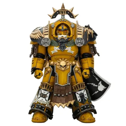 Warhammer Imperial Fists Action Figure Legion Praetor in Tartaros Terminator Armour with Power Sword and Vigil Storm Shield 14 cm fotografija proizvoda