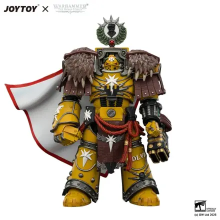 Warhammer Akcijska figura Imperial Fists Lord Castellan Evander Garrius, The Tyrant of Cthonia 14 cm fotografija proizvoda