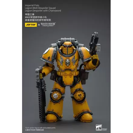 Warhammer The Horus Heresy akcijska figura 1/18 Imperial Fists Legion MkIII Despoiler Squad Legion Despoiler s motornom pilom 12 cm termékfotója