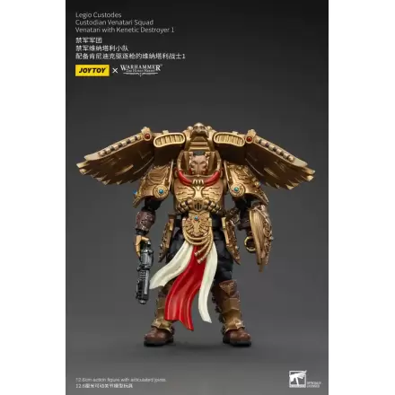 Warhammer The Horus Heresy akcijska figura 1/18 Legio Custodes Custodian Venatari Squad Venatari s Kenetic Destroyer 1 13 cm termékfotója