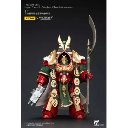 Warhammer The Horus Heresy akcijska figura 1/18 Thousand sons Legion Praetor u Cataphractii Terminator oklopu 12 cm termékfotója