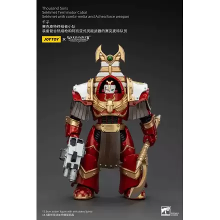 Warhammer The Horus Heresy akcijska figura 1/18 Thousand Sons Sekhmet Terminator Cabal Sekhmet s Combi-Meltom i Achea Force oružjem 14 cm termékfotója