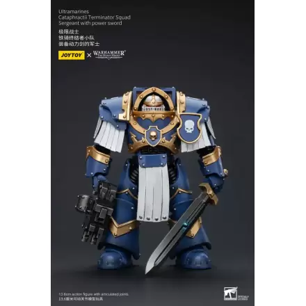 Warhammer The Horus Heresy akcijska figura 1/18 Ultramarines Cataphractii Terminator Squad Narednik s Power Sword 14 cm termékfotója