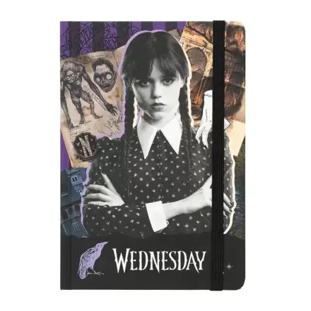 Wednesday Addams A5 premium bilježnica termékfotója