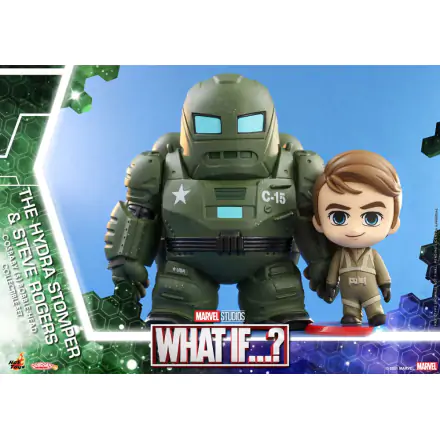 What If...? Cosbaby (S) Mini Figure Hydra Stomper & Steve Rogers 10 cm termékfotója