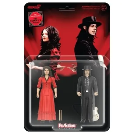 White Stripes ReAction akcijske figure 2-pak val 01 The White Stripes (Get Behind Me Satan) 10 cm fotografija proizvoda
