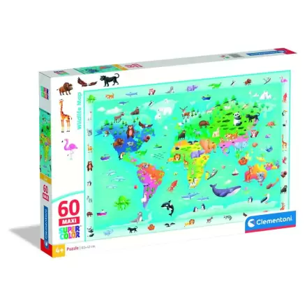 Wildlife Karta maxi puzzle 60 kom termékfotója