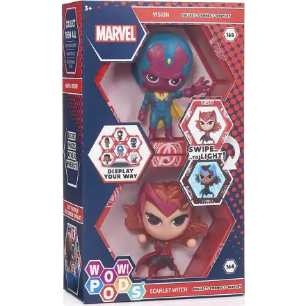 WOW! POD Marvel Vision + Scarlet LED figure setWOW! POD Marvel Vision + Scarlet LED set figura termékfotója