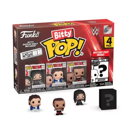 WWE Bitty Funko POP! Vinil Figura Set od 4 The Undertaker 2,5 cm termékfotója