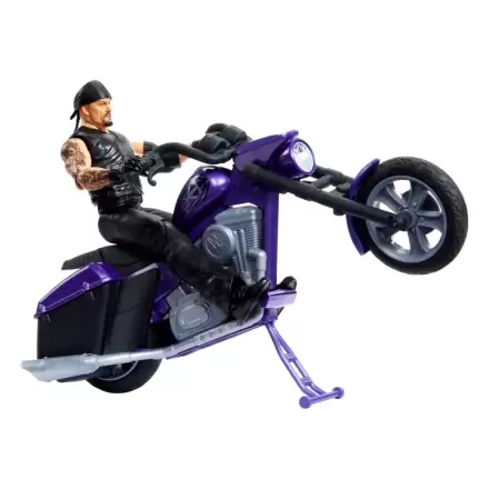 WWE Wrekkin' Vehicle Big Evil Slamcycle s akcijskom figurom Undertaker 15 cm fotografija proizvoda