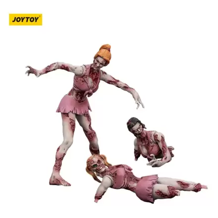 Zombie Dark Source akcijske figure 3-Pack Cheer Leaders 8 cm fotografija proizvoda