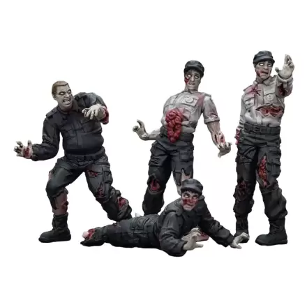Zombie Dark Source akcijske figure 4-Pack Security Guards 8 cm fotografija proizvoda
